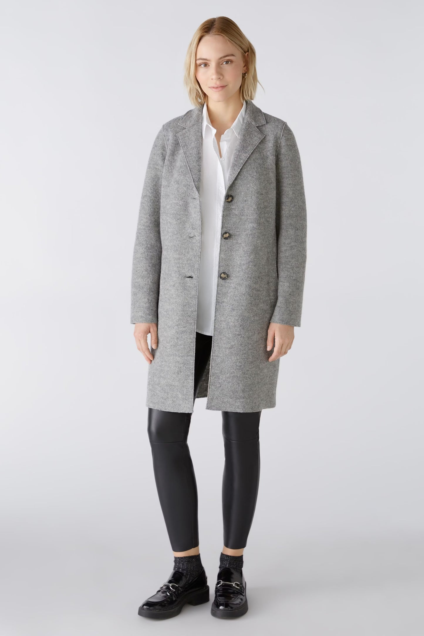 Oui Grey Coatigan