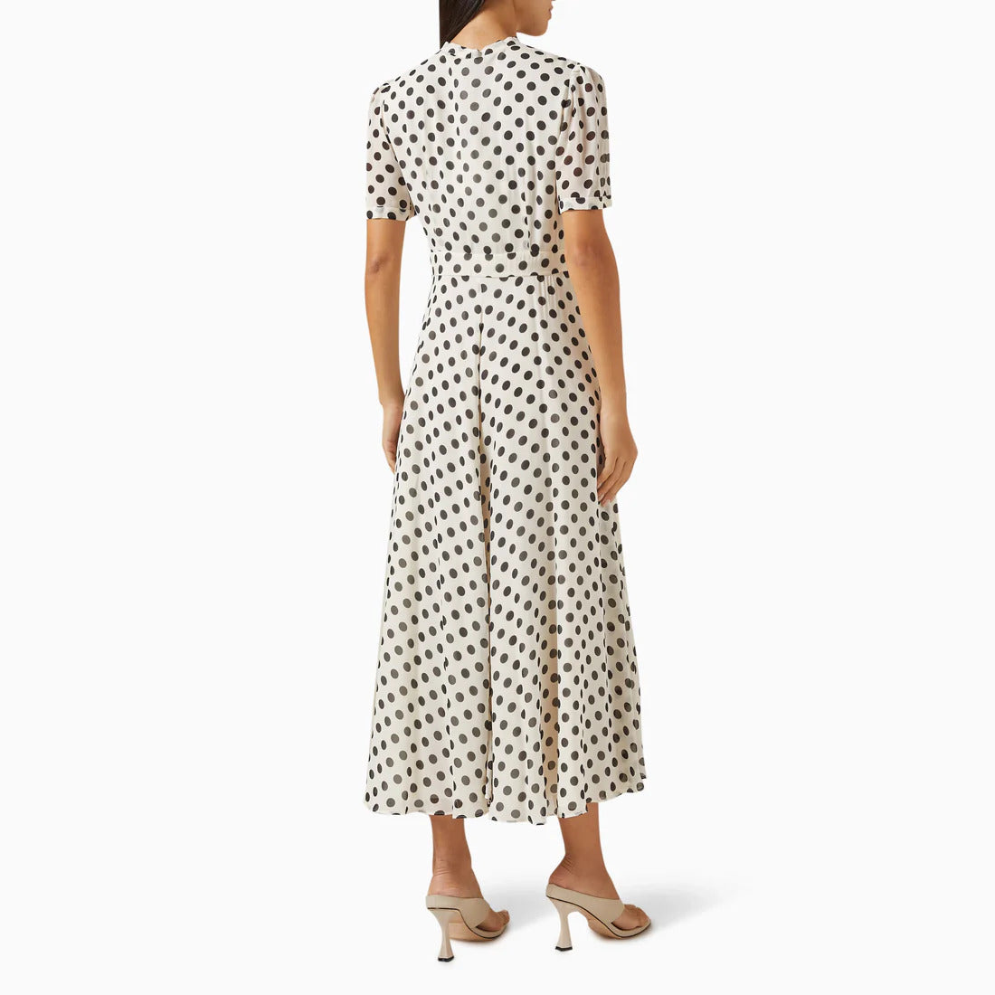 Marella Black / White Spot Dress