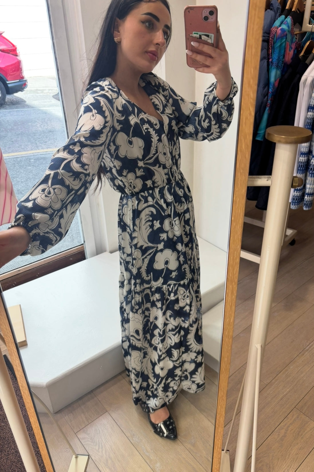 Navy Maxi Dress