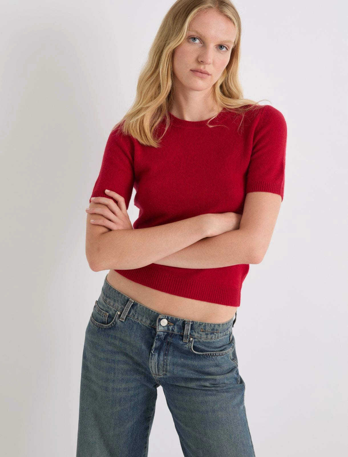 Wool-cashmere twin set
