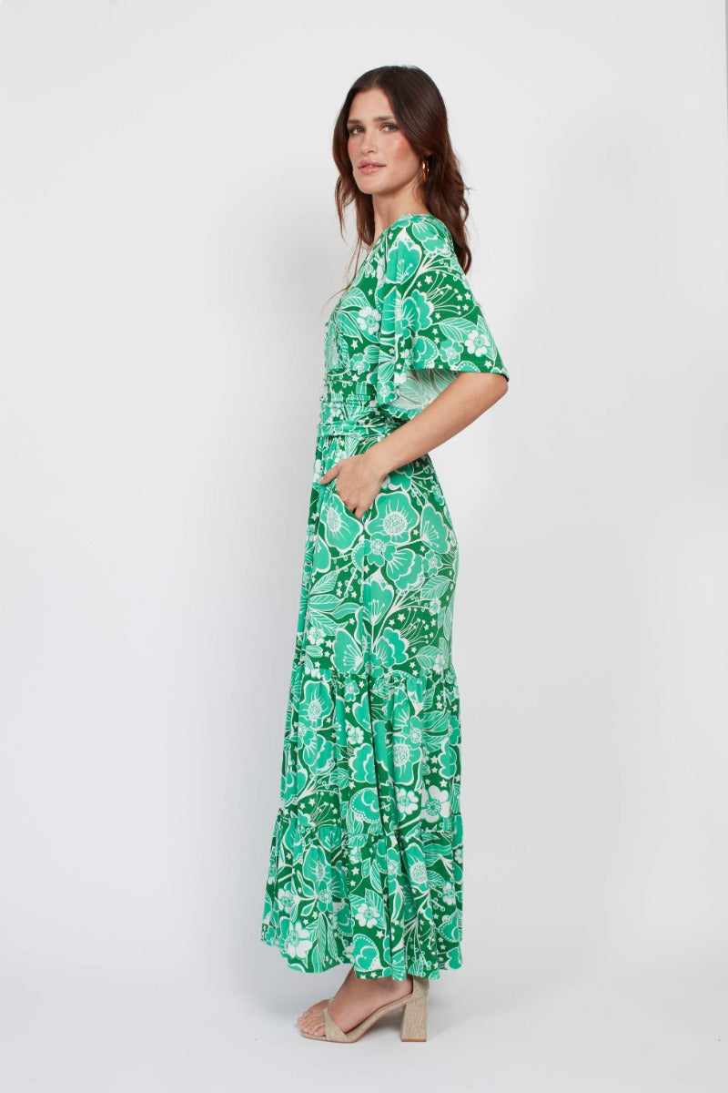 Wildflower Green Tilly Dress
