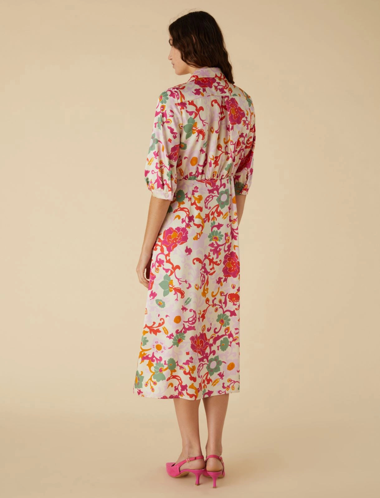 Emme Pink Floral Dress