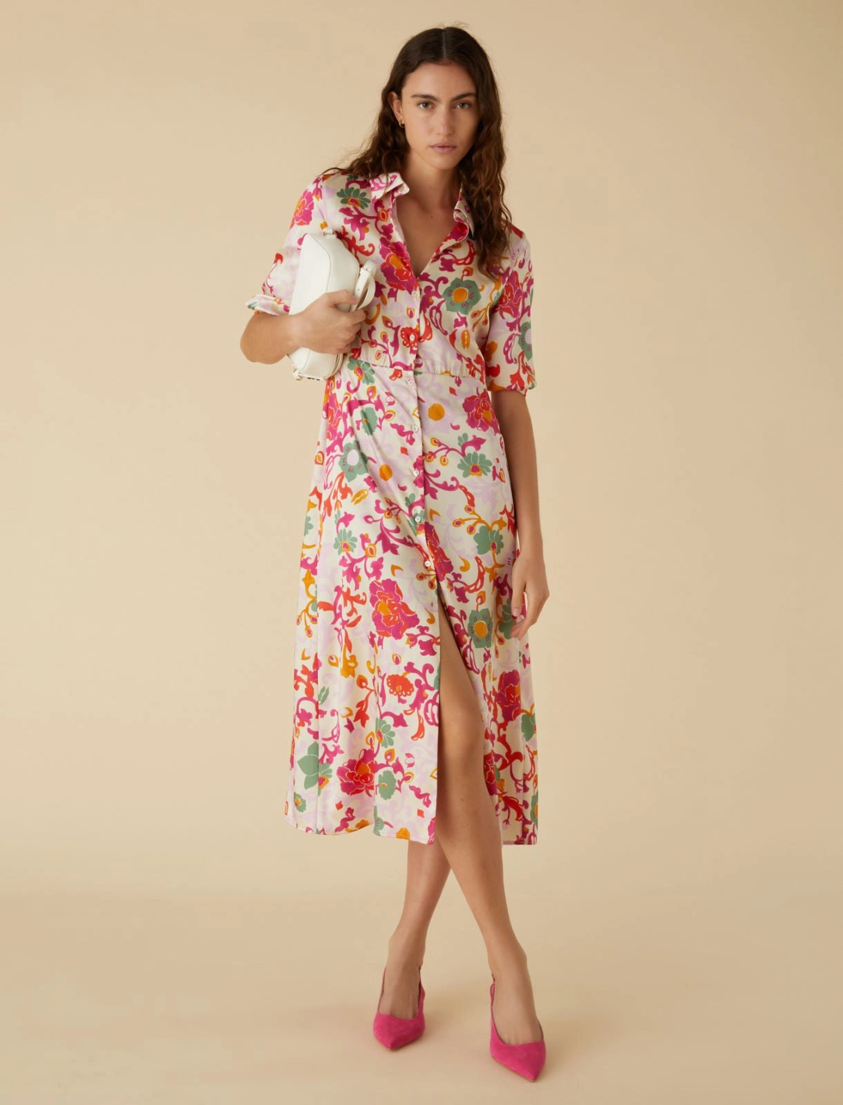 Emme Pink Floral Dress