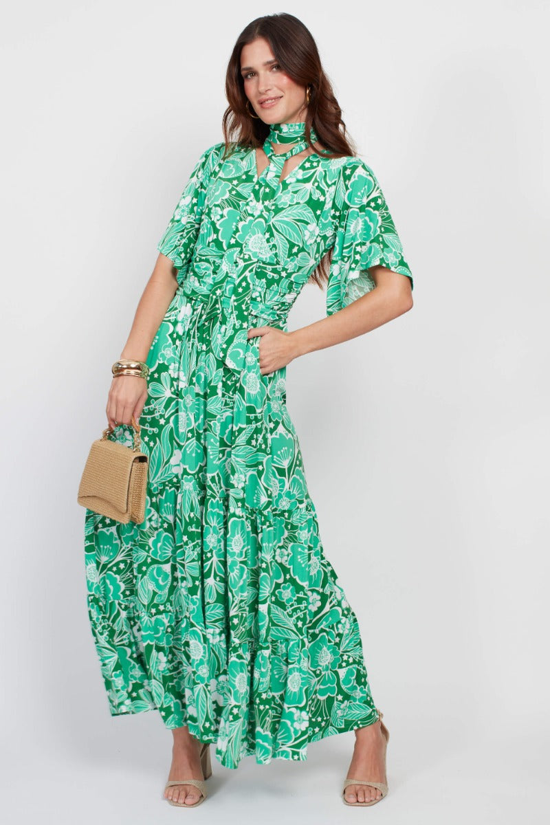 Wildflower Green Tilly Dress