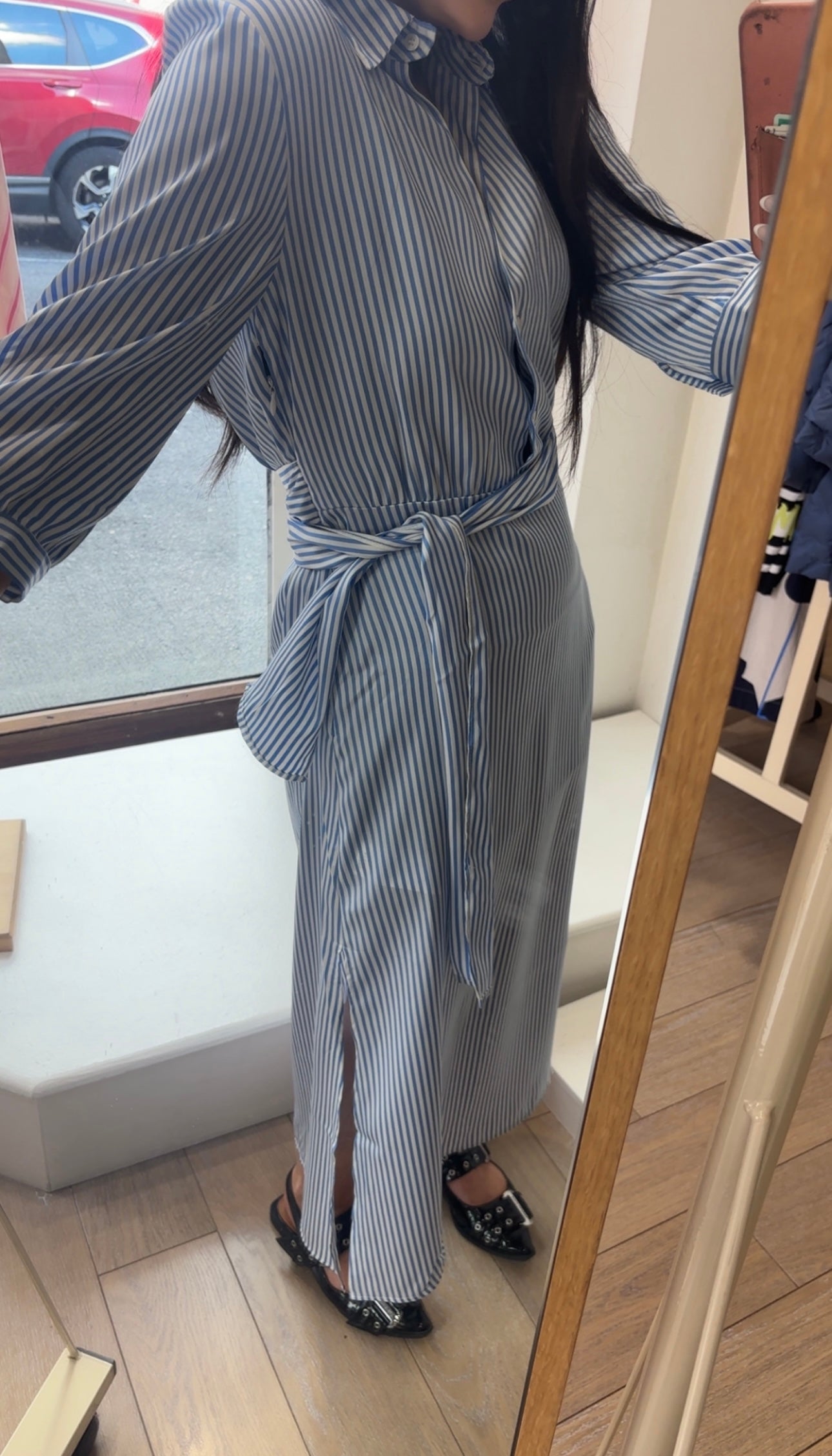 Blue/White Dress