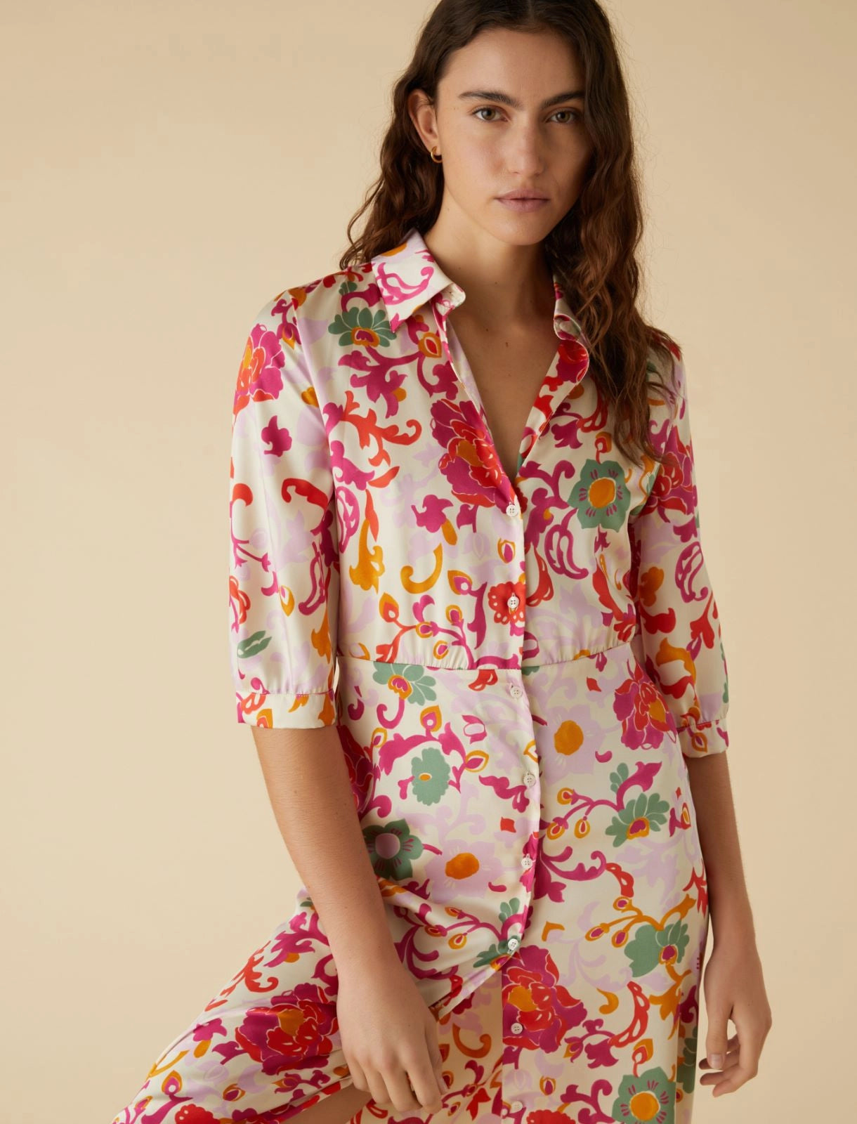 Emme Pink Floral Dress