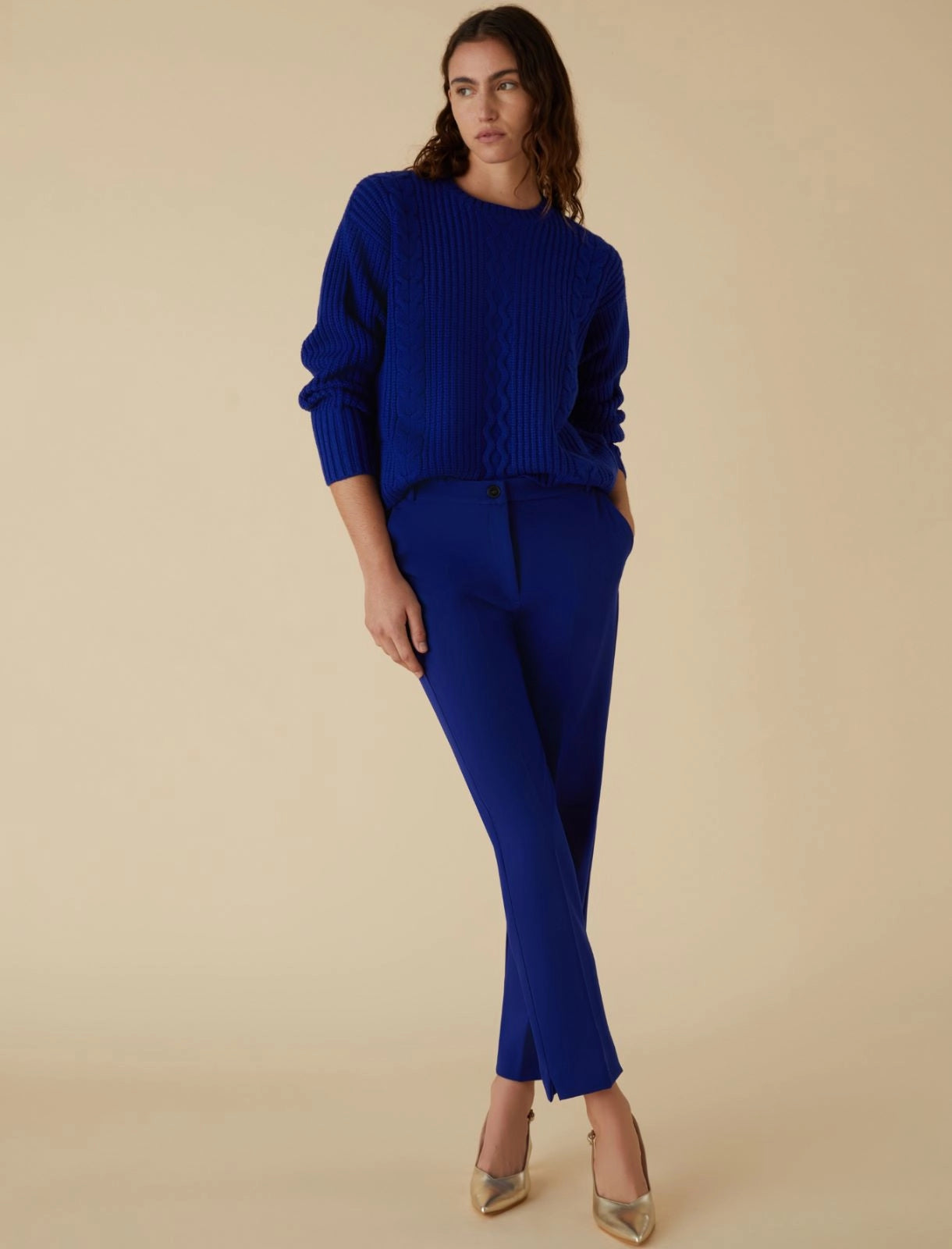 Marella Cornflower Blue Chinos