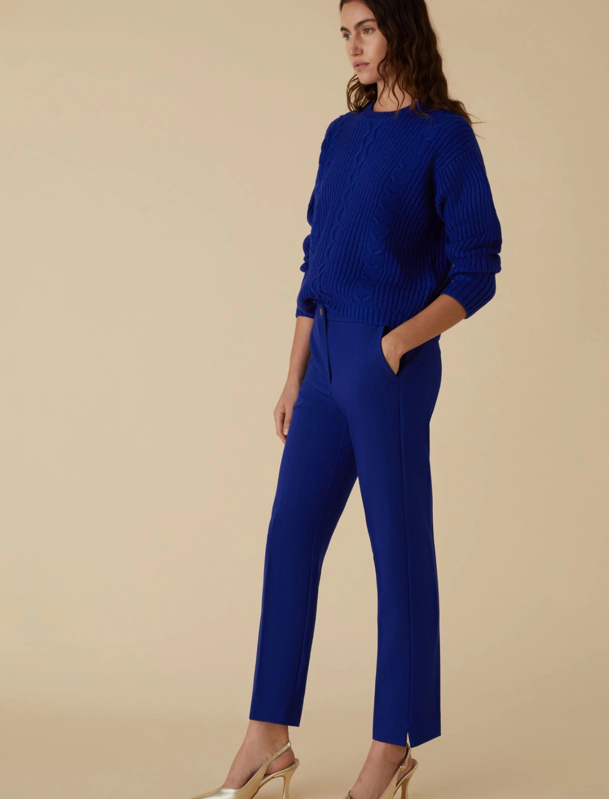 Marella Cornflower Blue Chinos