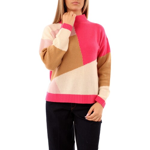 Marella Pink/Camel Wool Mix Sweater