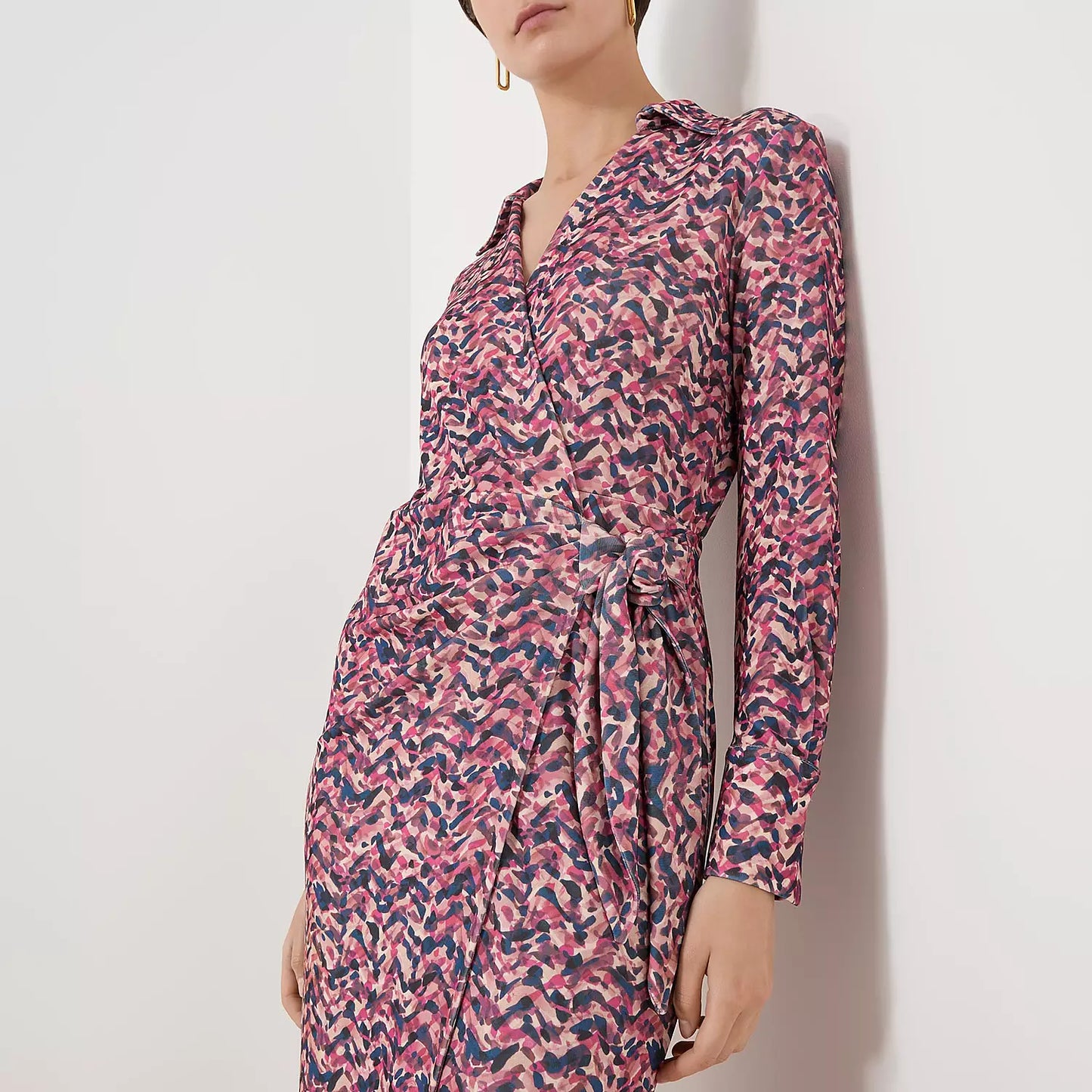 Marella Pink Wrap Dress