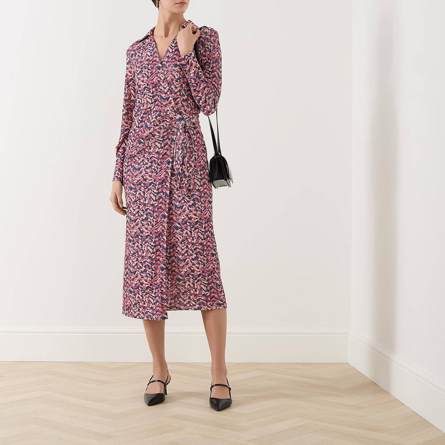 Marella Pink Wrap Dress