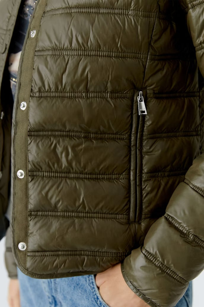 Khaki padded jacket