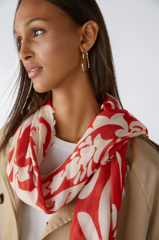 Oui Red Scarf