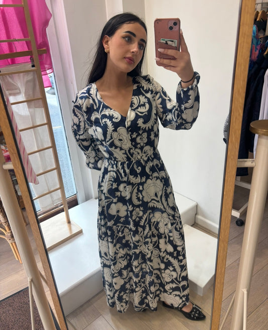 Navy Maxi Dress