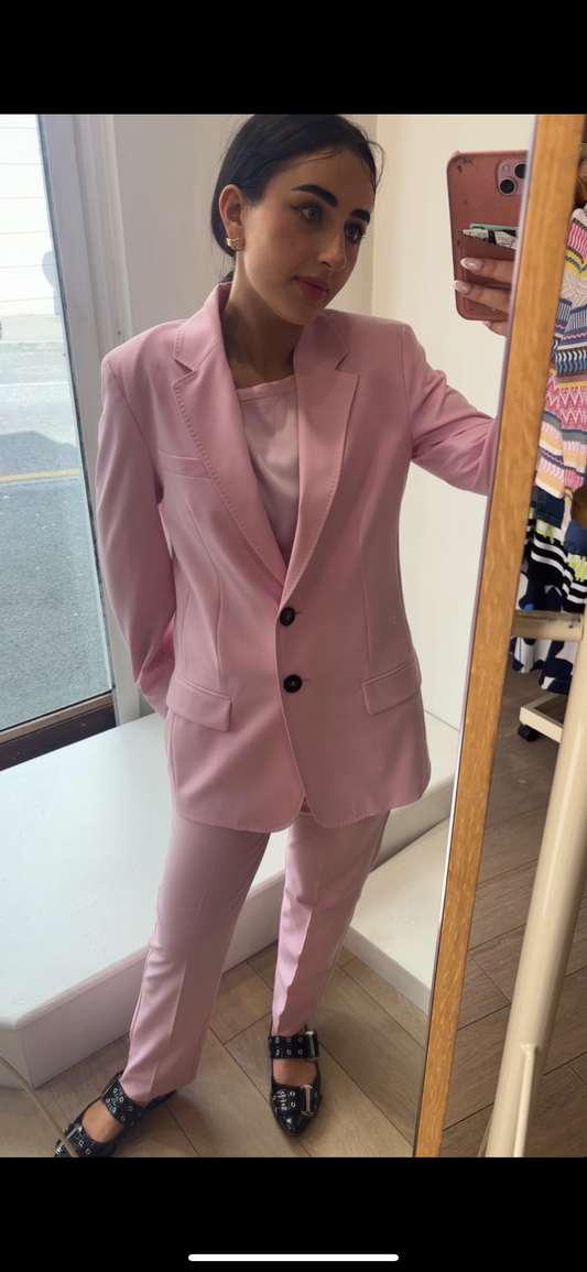 Baby Pink Trouser-suit
