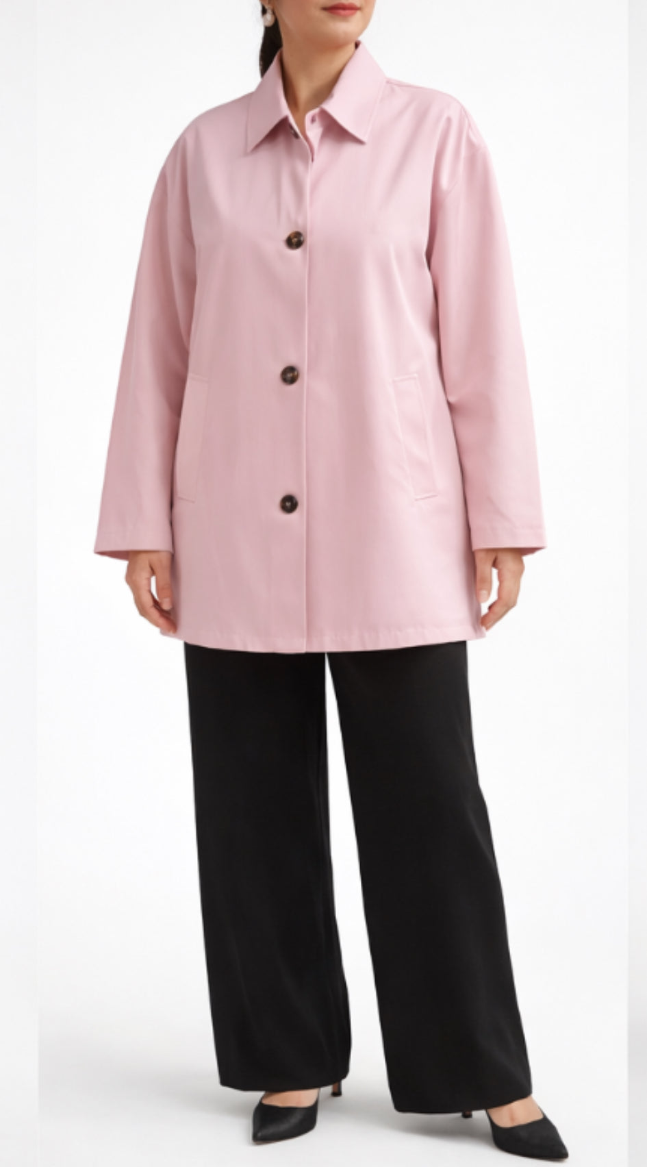 Pink Trench Coat