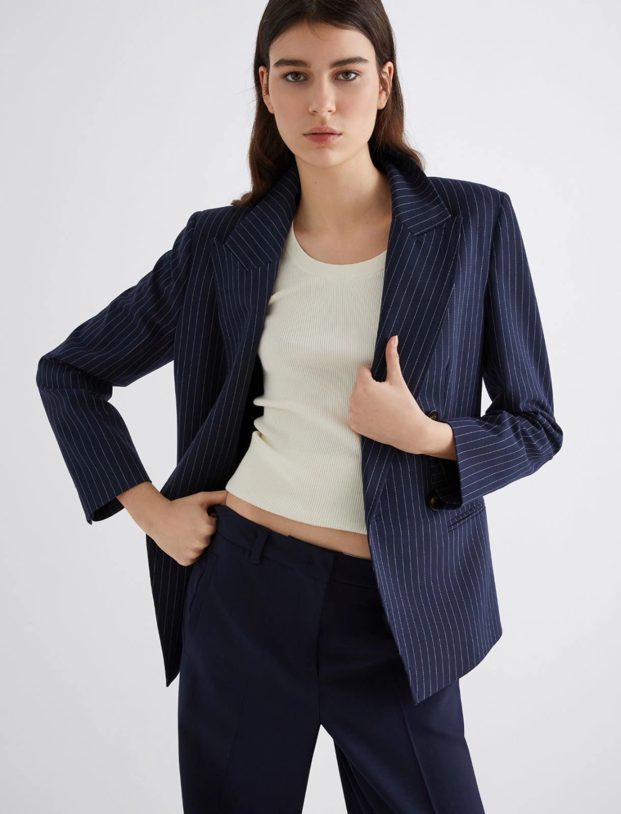 Navy Trouser-suit
