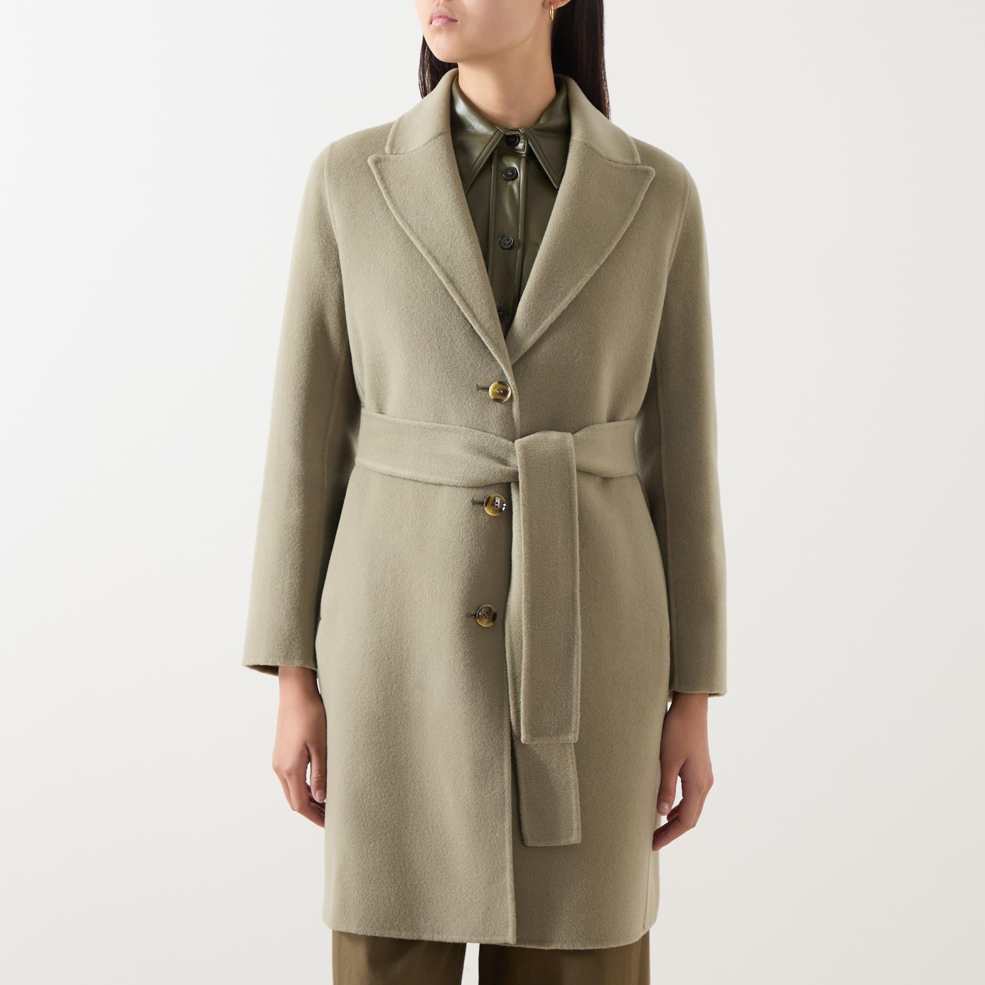 Biscuit Wool Mix Coat