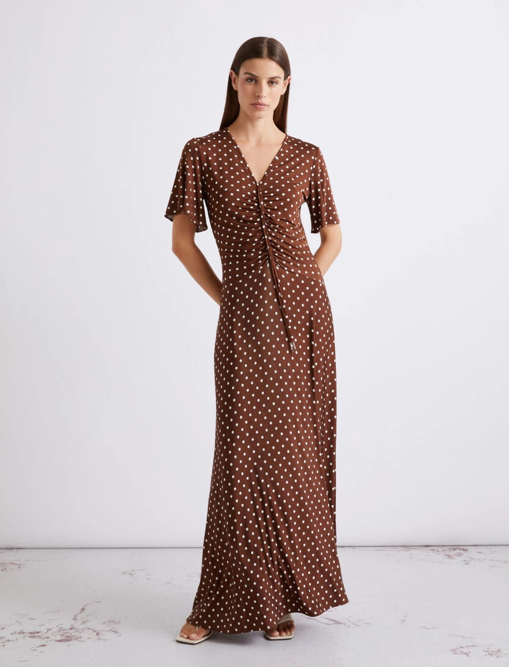Chocolate Polka Dress