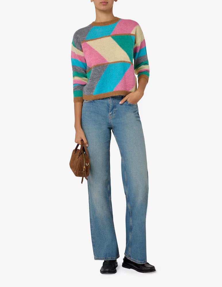 Multi Geometric Sweater