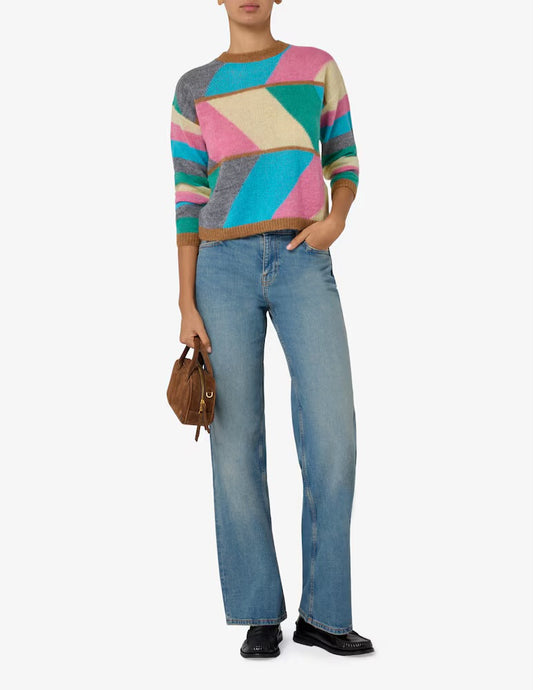 Multi Geometric Sweater