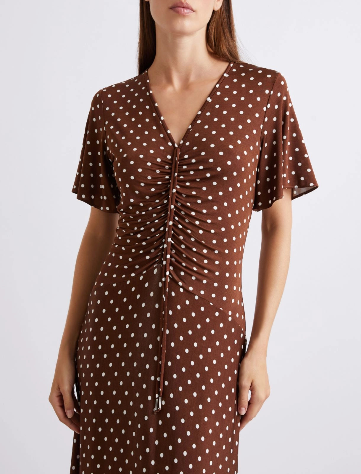 Chocolate Polka Dress