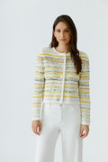 Lemon Print Short Jacket