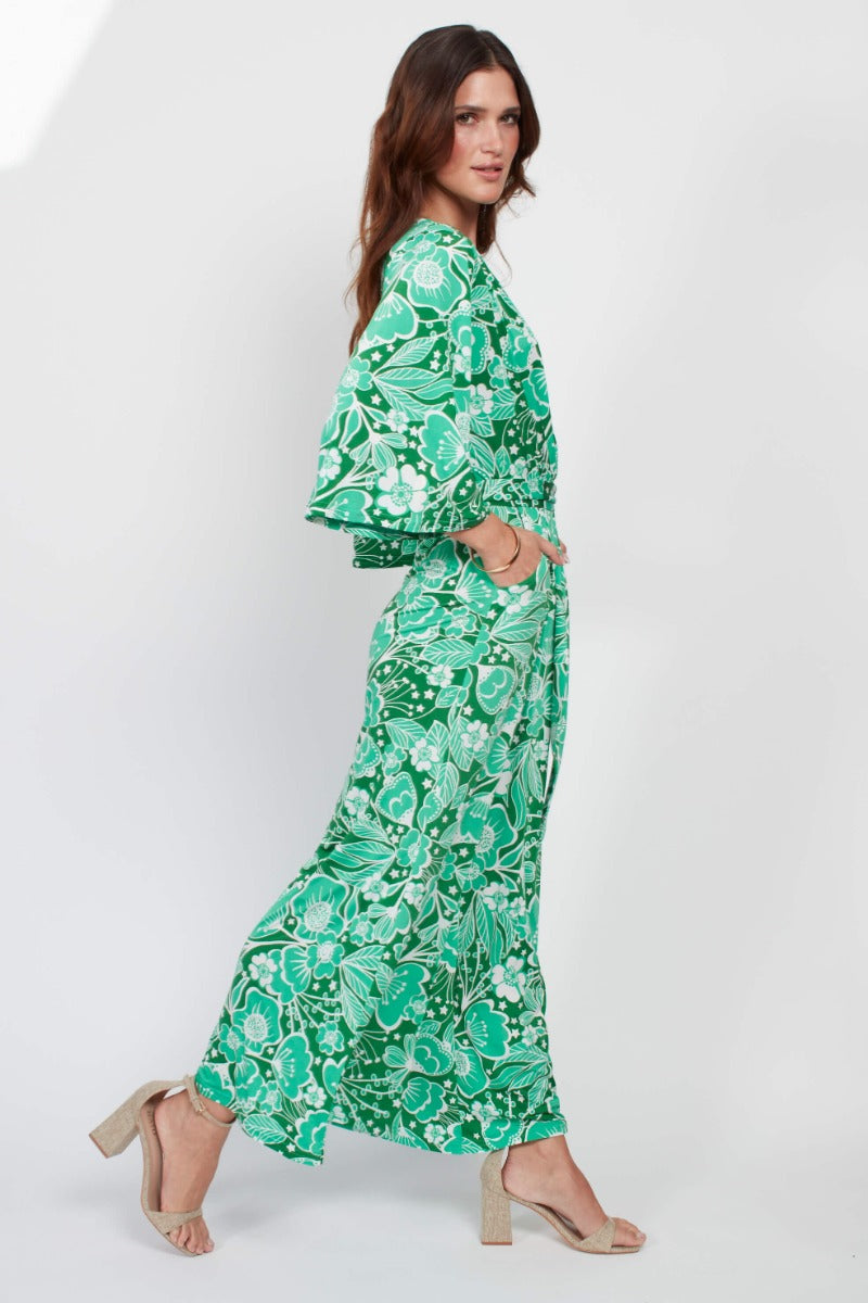 Wildflower Green Jumpsuit