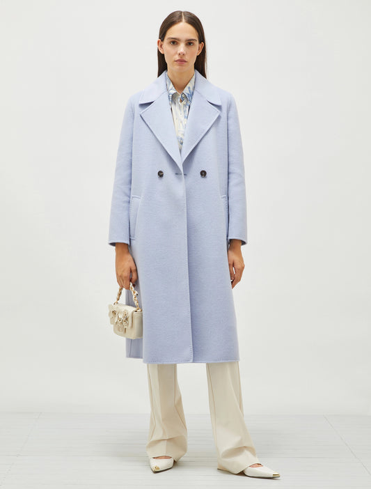 Marella Blue Wool Coat