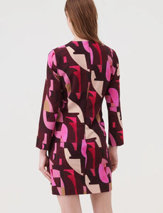 Marella Plum / Pink Patterned Dress