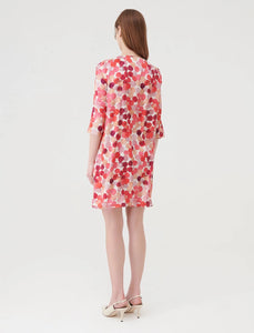 Marella Red / Pink V/ N Short Dress