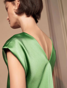 Marella Green Satin Dress