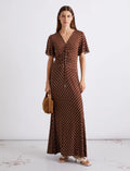 Chocolate Polka Dress