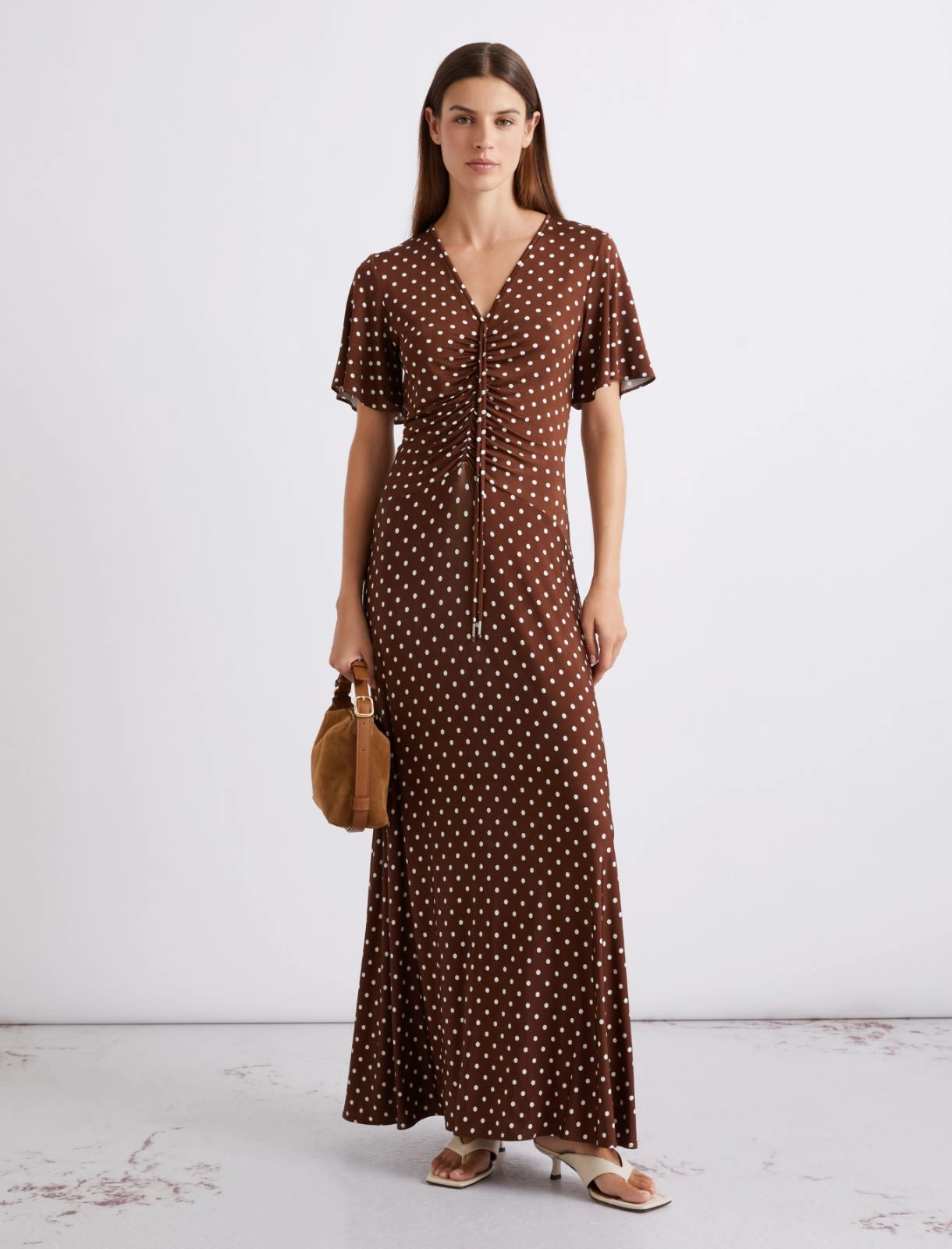 Chocolate Polka Dress