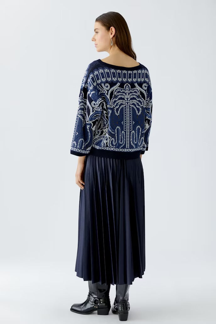 Printed R/N Sweater