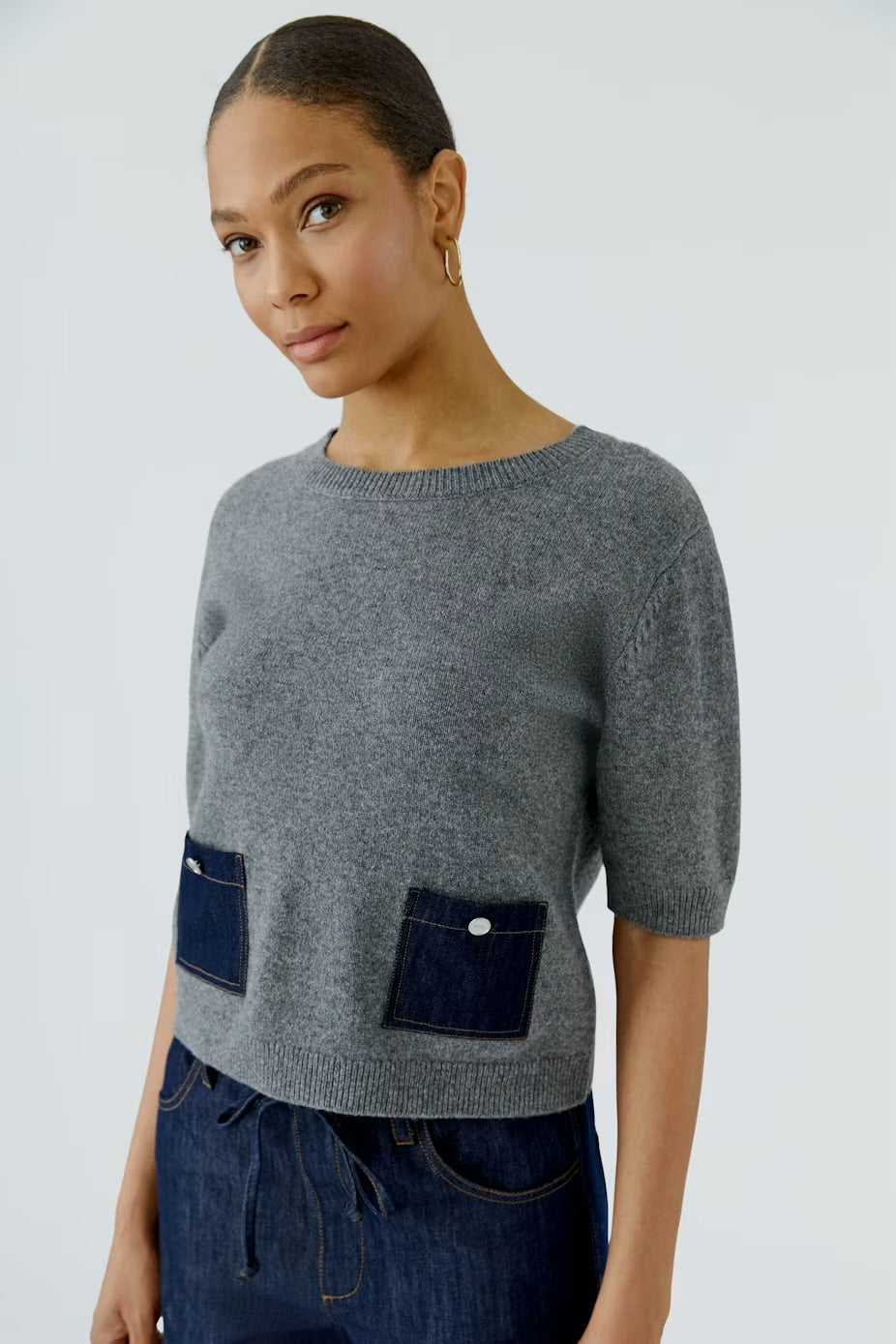 Grey SS Knit