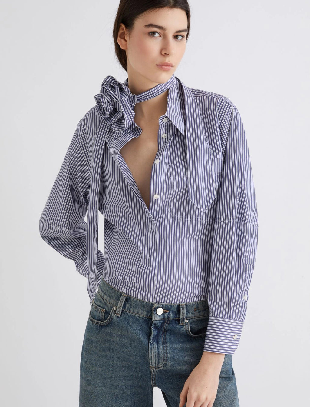 Blue Striped Shirt