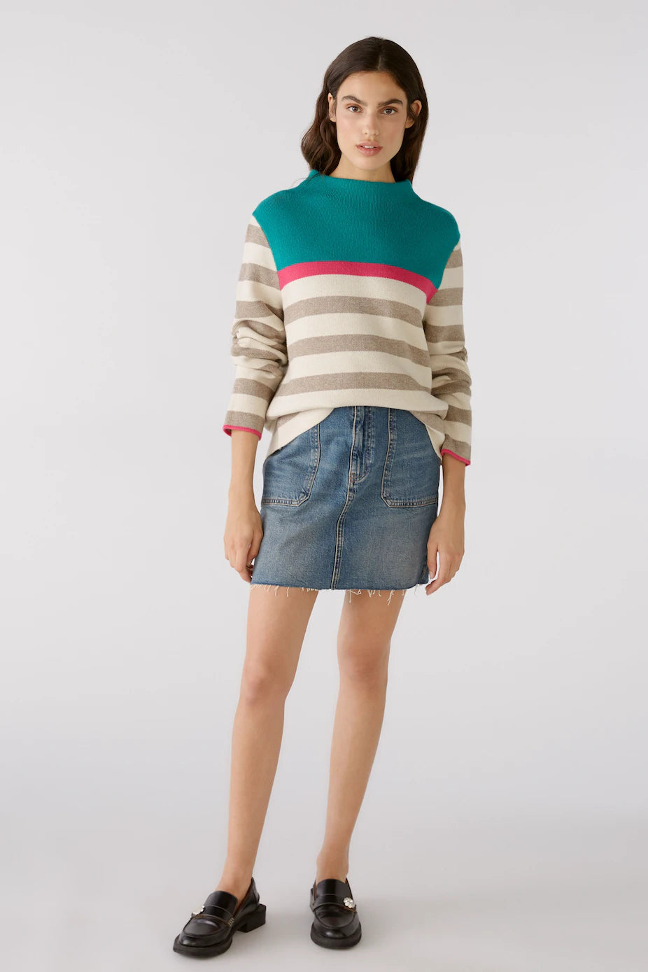 Oui Stripe Sweater