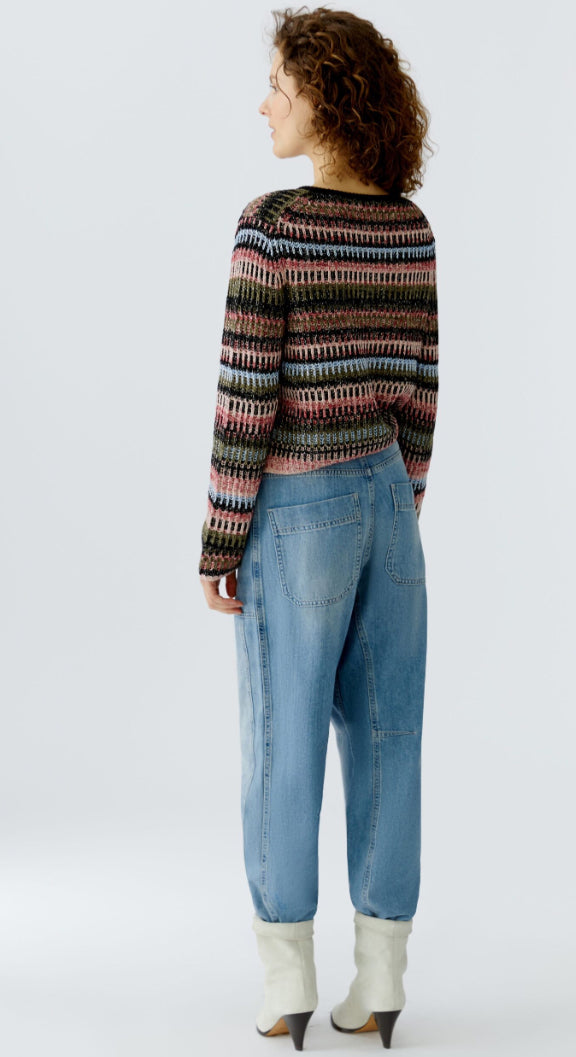 Multi Stripe Cardigan