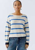 Blue Striped Knit