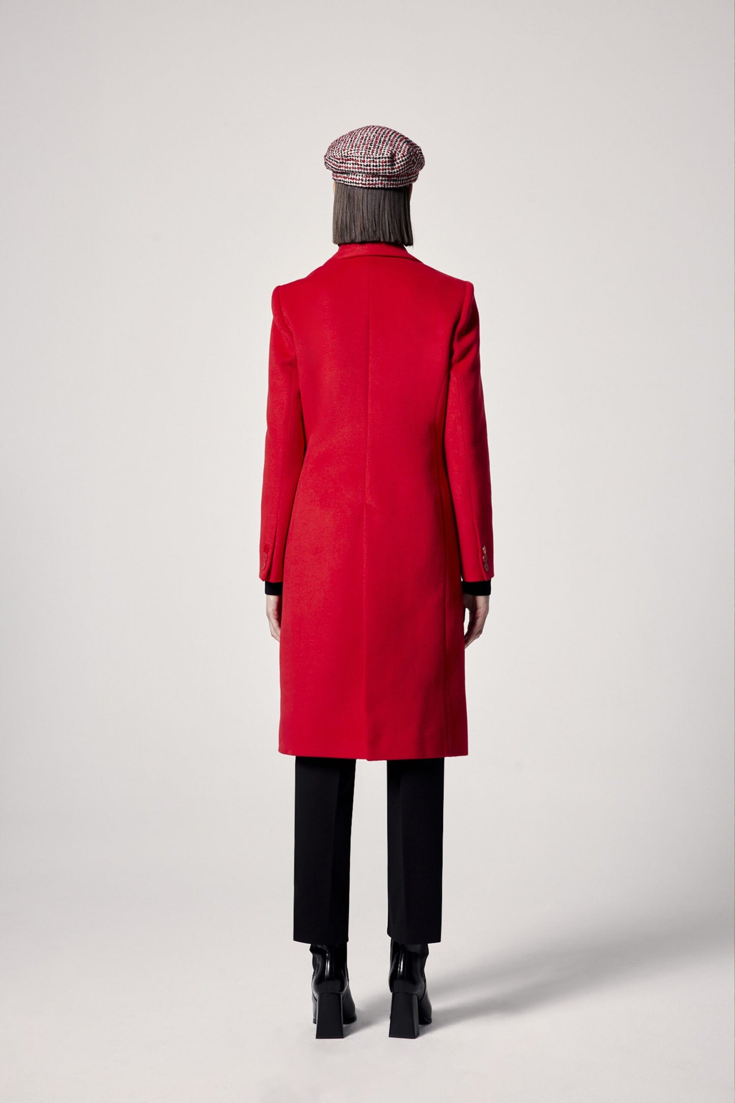 Arggido Long Red Coat