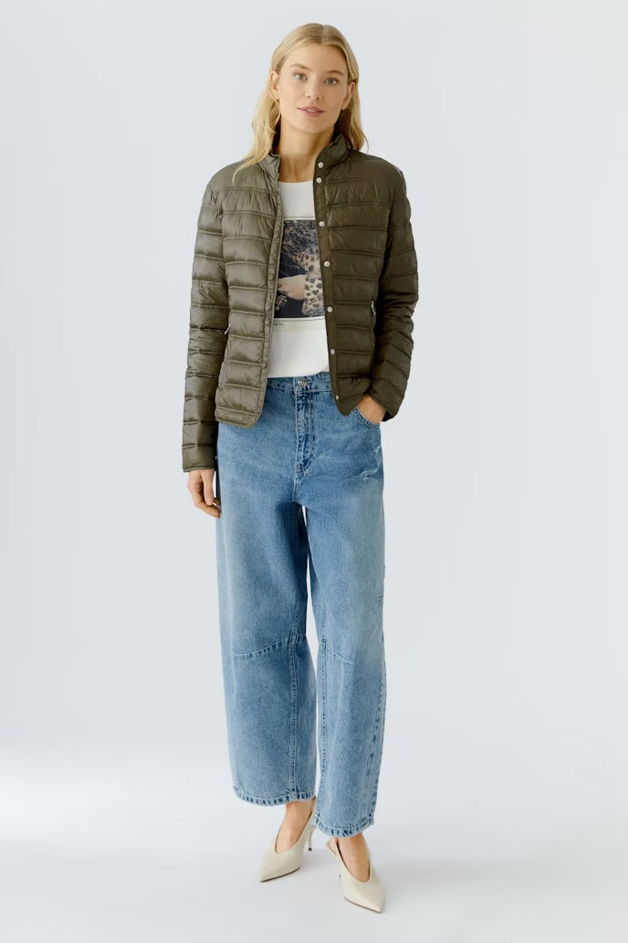 Khaki padded jacket