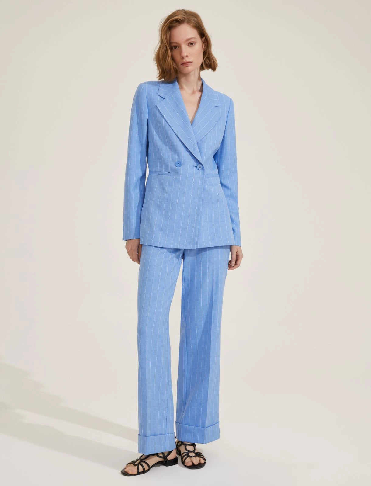 Emme Blue Trousers Suit