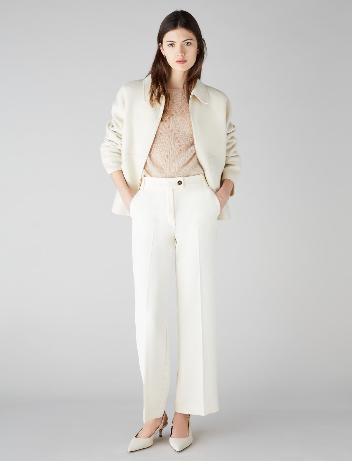 Marella Winter White Trousers