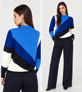 Cobalt Combo Sweater