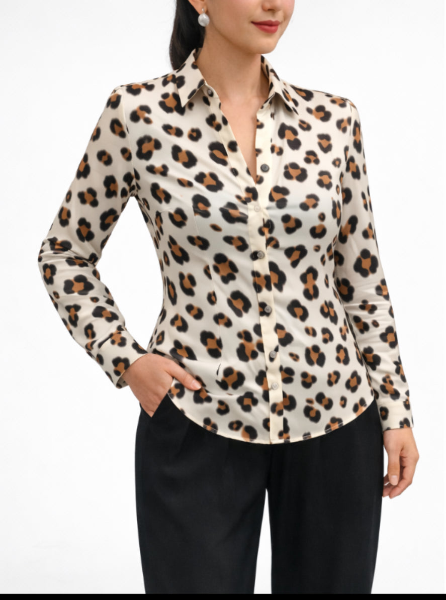 Leopard Blouse
