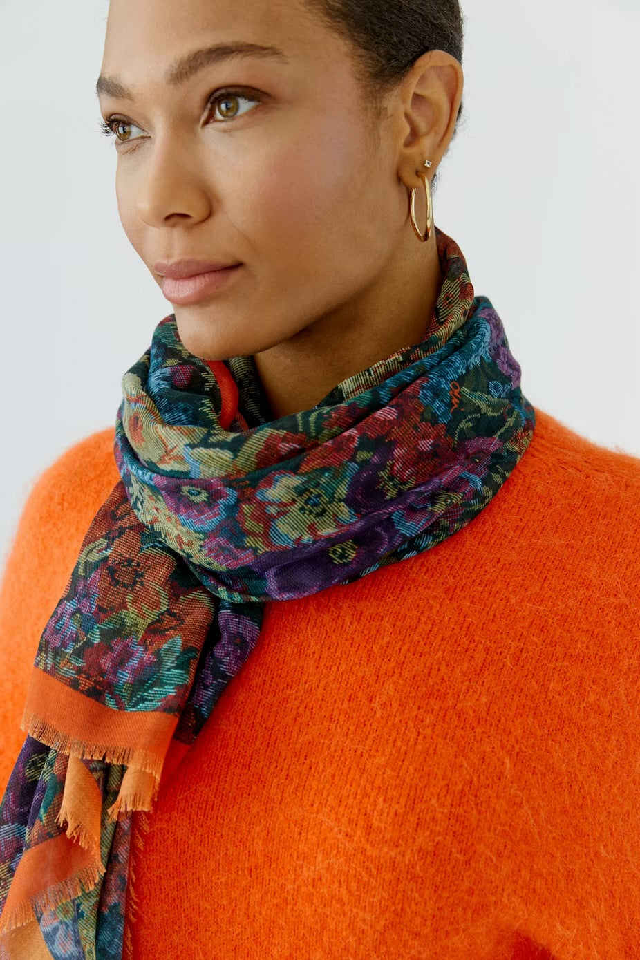 Purple/Orange Scarf