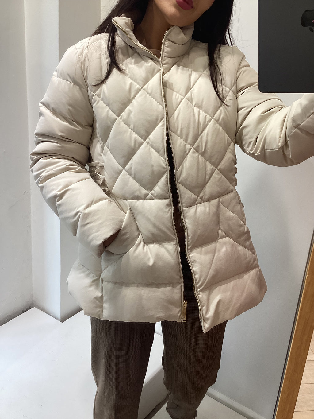 Cream Padded Jacket