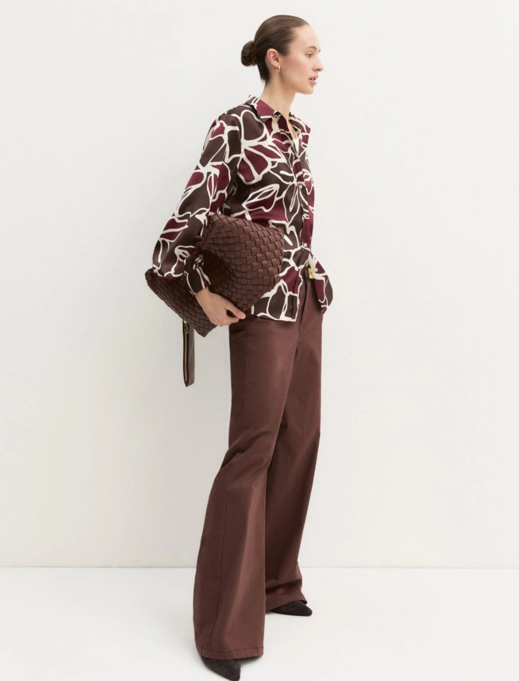 Wine Mix Blouse