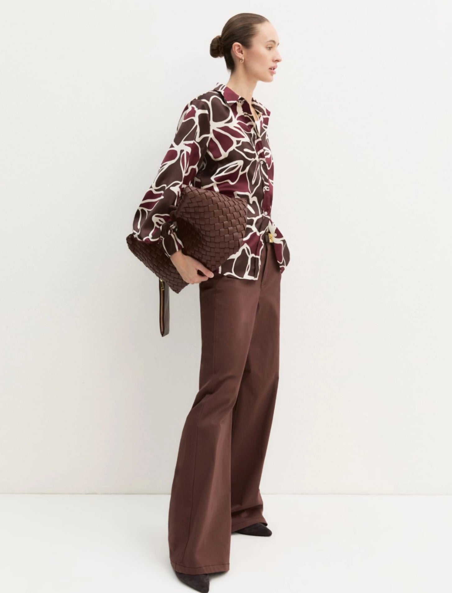 Wine Mix Blouse